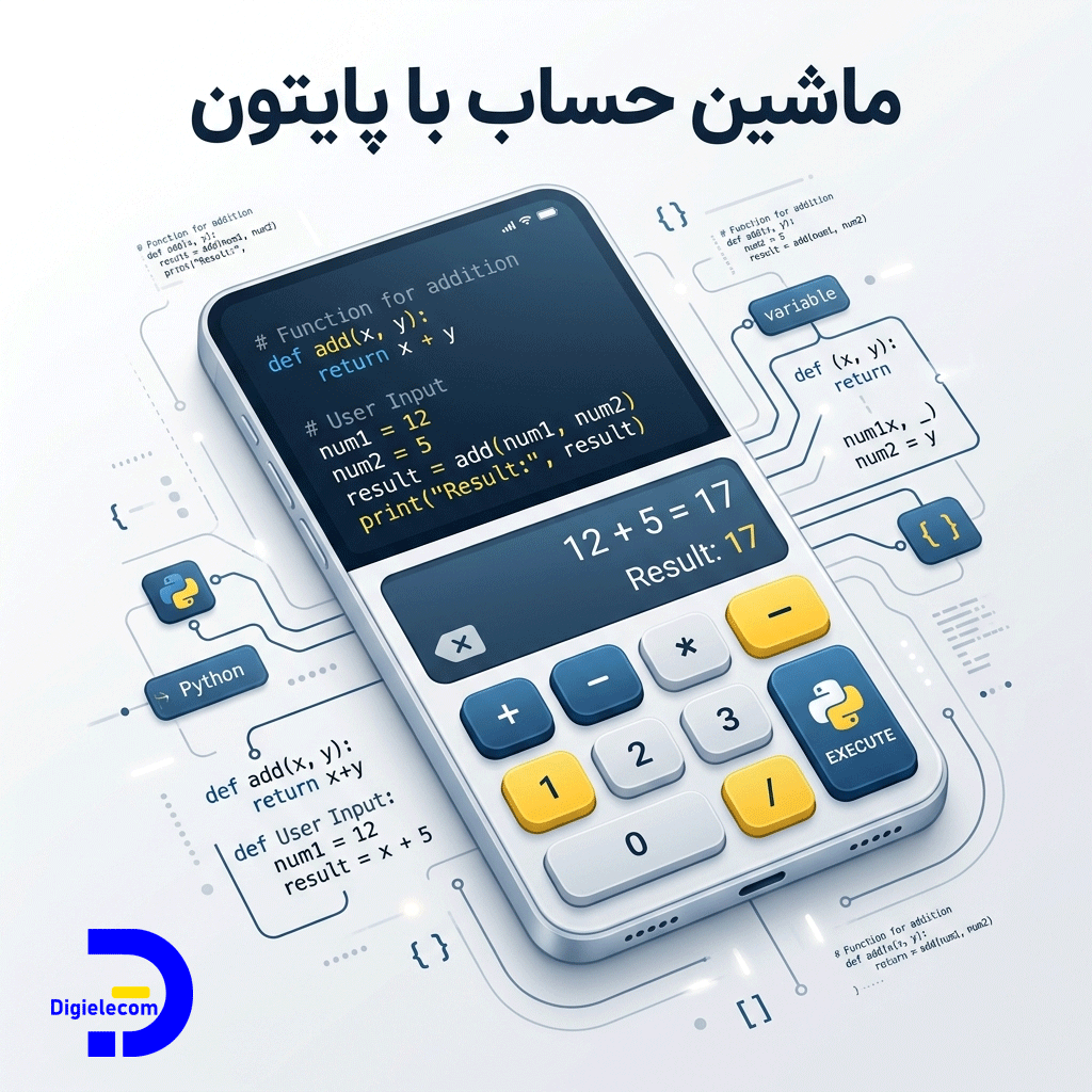 کد آماده ماشین حساب ( پایتون )